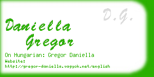 daniella gregor business card